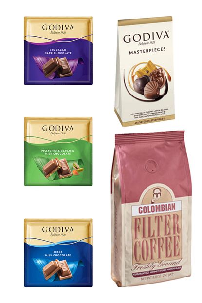 Godiva Kahve Keyfi Paketi Ve Kuru Kahveci Mehmet Efendi Kolombiya 250 Gram Trendyol