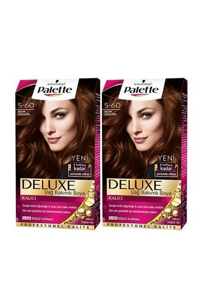 Metropolavm Palette Deluxe 2 Adet Sac Boyasi 5 60 Sicak Cikolata Trendyol