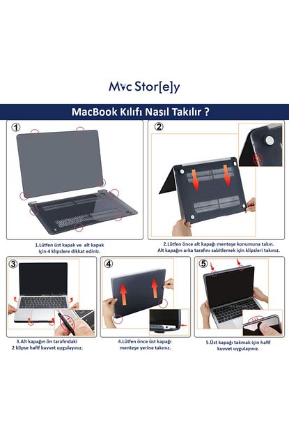 Mcstorey Yeni Macbook Pro A1706 A1708 A1989 13inc Kilif Kapak Koruma Hard Incase Kumas 01 A1 1480 Trendyol