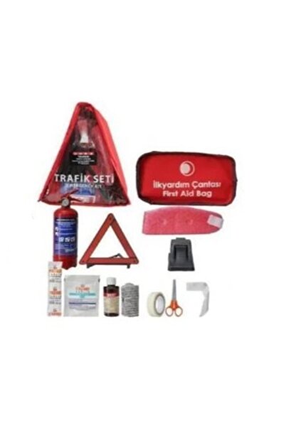 Sahlan Arac Muayene Uyumlu Full Ilkyardim Trafik Seti 18 Parca Trafik Seti Trendyol