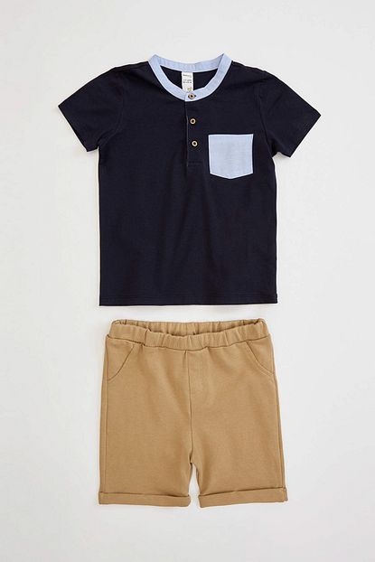 Defacto Erkek Bebek Basic Sort T Shirt Takim Trendyol