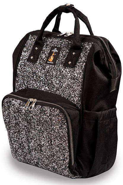 The Kangaroo Bag Luxury Anne Bebek Bakim Sirt Cantasi Silver Simli Trendyol