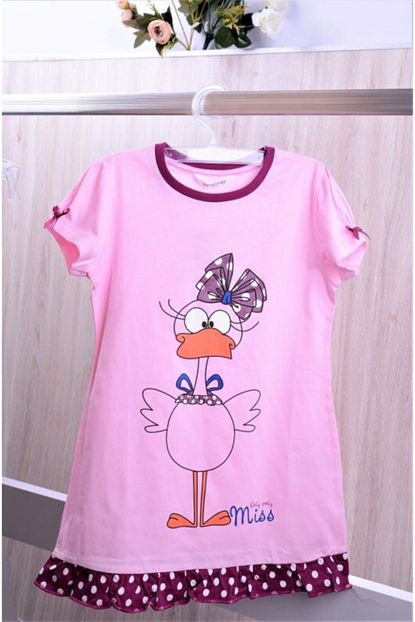 Roly Poly Kiz Cocuk Klasik Gecelik 001074 Trendyol