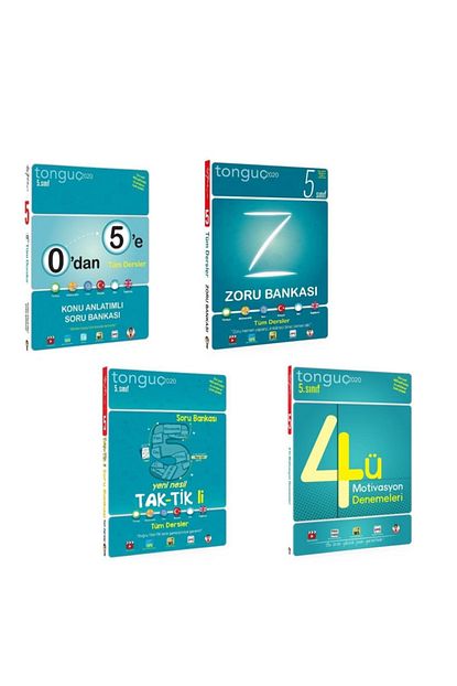 Tonguc Akademi Tonguc 5 Sinif Konu Anlatimli Taktikli Zoru Bankasi Deneme Seti Trendyol