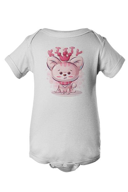 Angemiel Baby Kral Taci Takan Sirin Kedi Yavrusu Kiz Bebek Zibin Beyaz Trendyol