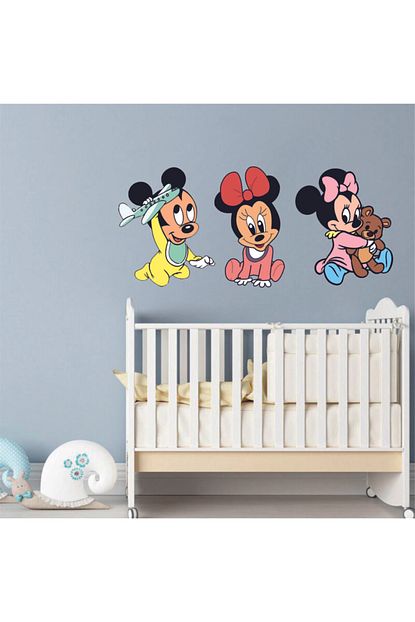 3d Sirin Minnie Cocuk Duvar Sticker Trendyol