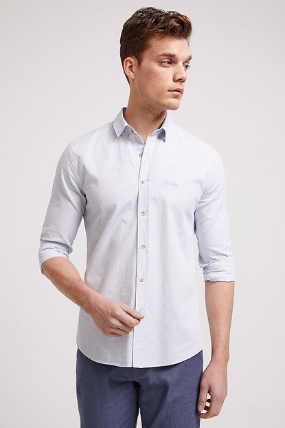 Lee Cooper Erkek Oxford U Kol Gomlek 202 Lcm 241010 Trendyol