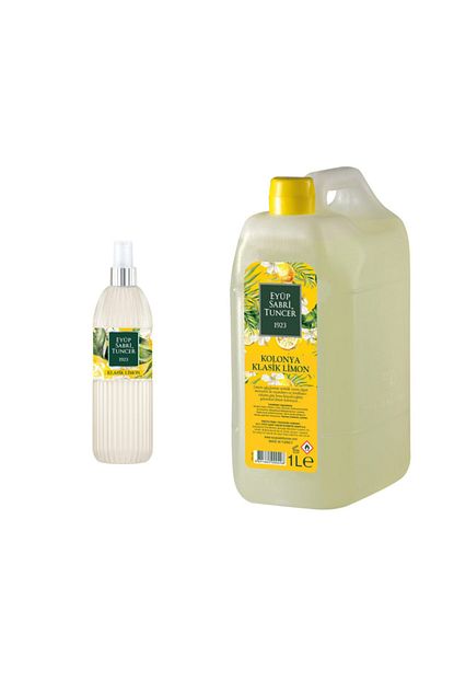 Eyup Sabri Tuncer Klasik Limon Kolonyasi 1 Lt Klasik Limon 150 Ml Sprey Kolonya Pet Sise Trendyol