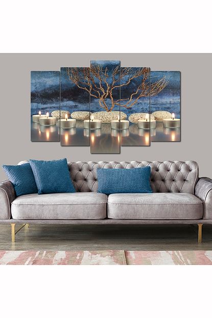 evinemoda 5 parcali mdf tablo fiyati