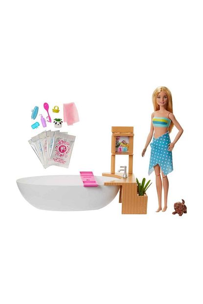 Barbie Wellness Barbie Nin Spa Gunu Oyun Seti Gjn32 Trendyol