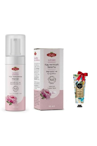 Otaci Yuz Temizleme Kopugu 150 Ml Kas Ve Kirpik Serumu 15 Ml El Kremi Hediyeli Trendyol