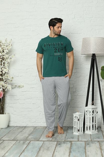 Arcan Kisa Kollu Erkek Pijama Takimi Trendyol