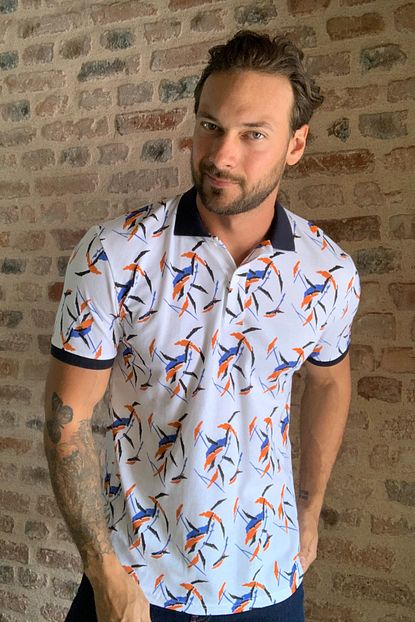 Trendyol Man Beyaz Erkek Polo Yaka T Shirt Tmnss20po0148 Trendyol
