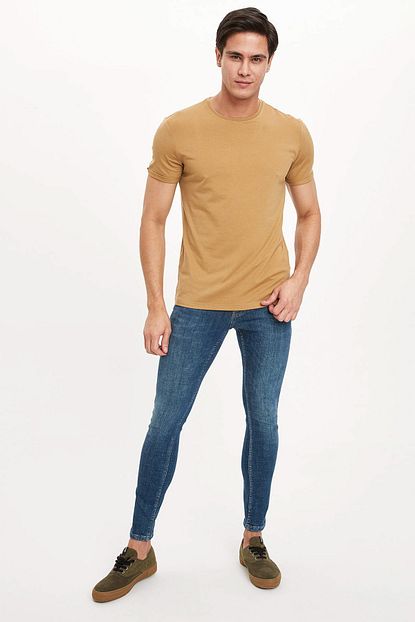 Defacto Erkek Yesil Kot Martin Super Skinny Fit Jean Pantolon M9503az 19wn Nm41 Trendyol
