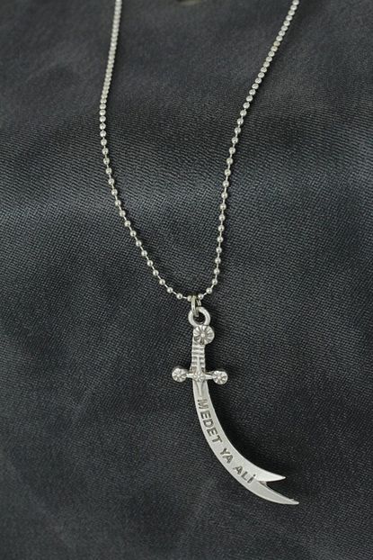 Bu Farkli Zulfikar Kilic Metal Erkek Kolye Bf17458 Trendyol