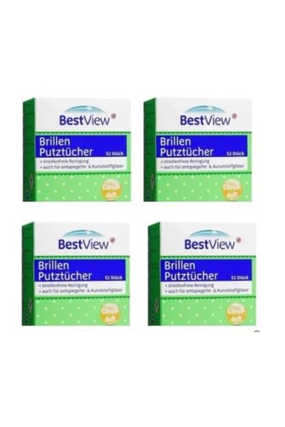 Rossmann Best View Gozluk Ve Cam Ekran Temizleme Mendili 208 Adet 4 Kutu Trendyol