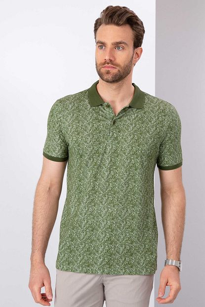 Pierre Cardin Erkek Yesil Slim Fit Polo Yaka T Shirt Trendyol