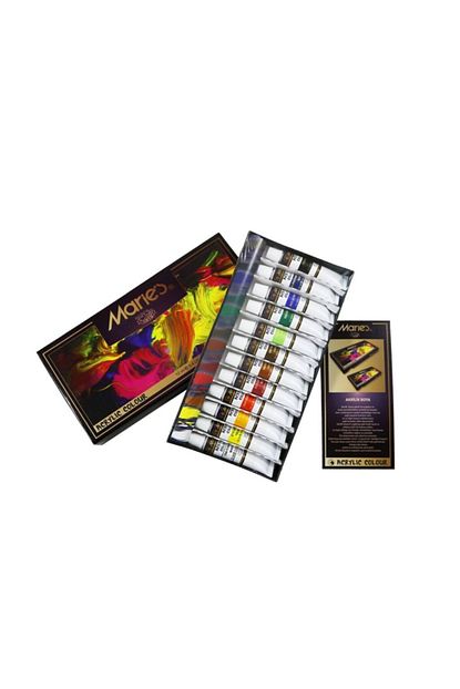 Maries 12 Renk Akrilik Boya 812b 12 Ml Trendyol