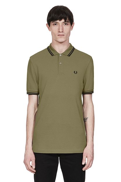 Fred Perry Twin Tipped Erkek Polo T Shirt M3600 Haki Trendyol