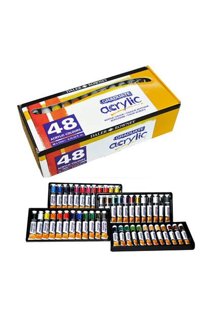 Daler Rowney Graduate Akrilik Boya 48 Li 5681426 Trendyol