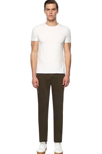Network Erkek Haki Skinny Casual Pantolon 1070495 Trendyol