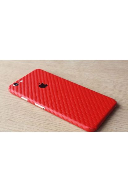 Keep Armor Iphone 6 6s Kilif Karbon Fiber Sticker Kaplama Arka Full Body Kirmizi Trendyol