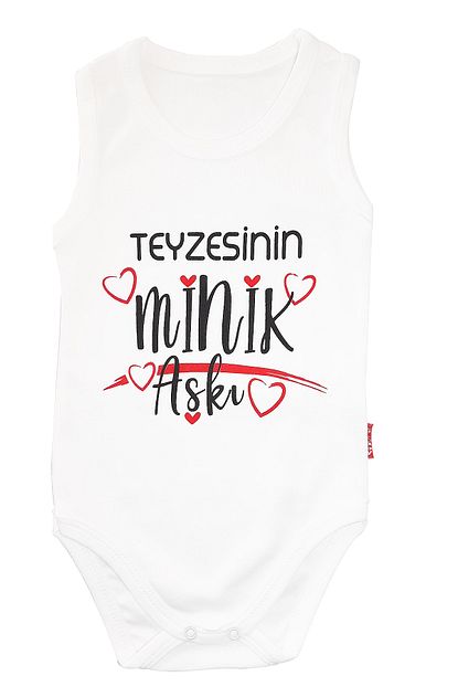 Lullaby Teyzesinin Minik Aski Yazili Bebek Body Zibin Trendyol