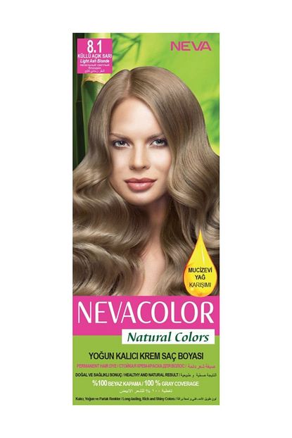 Neva Color Nevacolor Natural Colors Kalici Sac Boya Seti 8 1 Kullu Acik Sari Trendyol