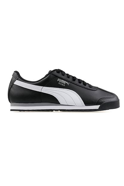 Puma Roma Erkek Siyah Beyaz Gunluk Spor Ayakkabi 353572 Trendyol