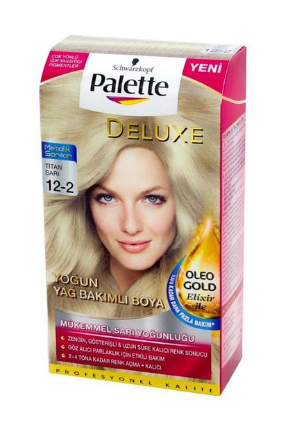 Palette Deluxe Kit Sac Boyasi 12 2 Titan Sari Trendyol