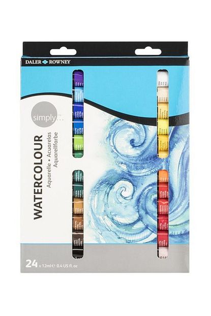 Daler Rowney Simply Watercolour Tup Sulu Boya 24 Lu Set 134500124 Trendyol