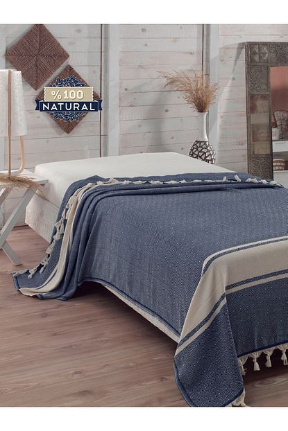 Sweethomepeshtemal Elmas Desen Pestemal Yatak Ortusu Ve Yatak Sali 180x230 Cm Trendyol