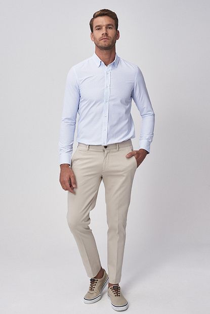Altinyildiz Classics Erkek Tas Slim Fit Desenli Pantolon Trendyol
