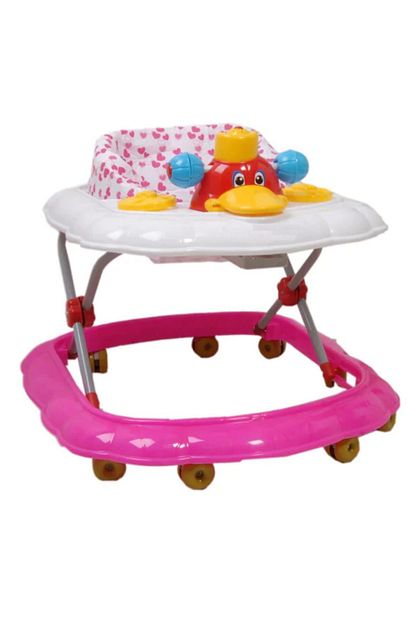babyfun orumcek yurutec 10 tekerlekli ve 3 kademeli bebek yuruteci pembe fiyati yorumlari trendyol