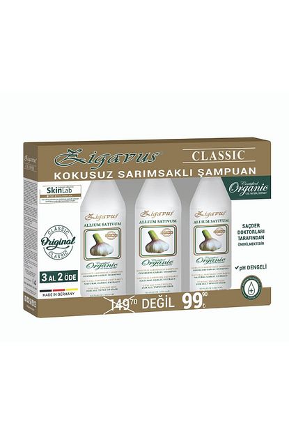 Zigavus Klasik Sarimsakli Sampuan 250 Ml 3 Al 2 Ode 8699349139193 Trendyol