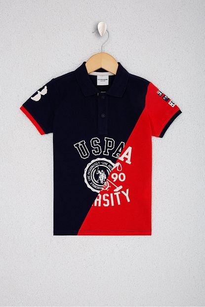 U S Polo Assn Acik Kirmizi Erkek Cocuk T Shirt Trendyol