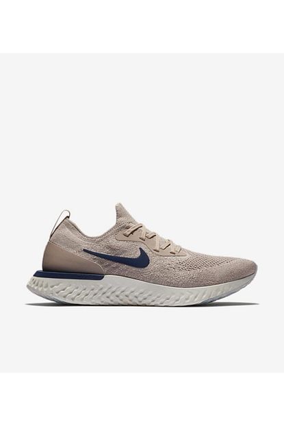 Nike Erkek Bej Renk Epic React Flyknit Spor Ayakkabi Trendyol