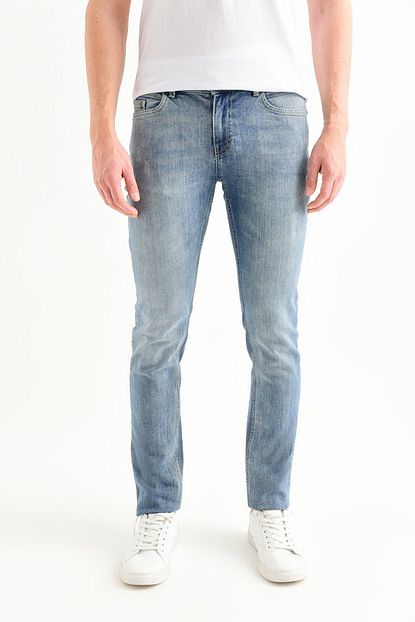 Avva Erkek Mavi Slim Fit Jean Pantolon A01y3540 Trendyol