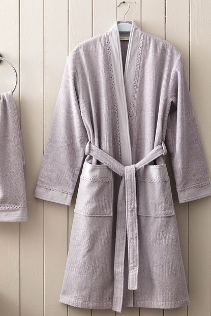 Madame Coco Allard Kimono Dantelli Kadin Bornoz Seti Murdum Trendyol