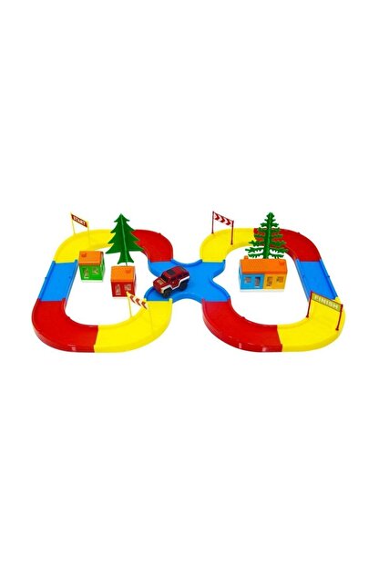 Pilsan Kesisen Yol Seti Ve Pilli Oyuncak Araba Trendyol