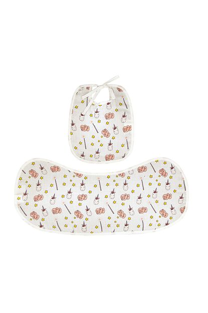 Lunanino Muslin Bebek Omuz Bezi Ve Onluk Seti Unicorn Trendyol
