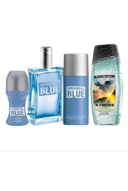 Avon Individual Blue Erkek Parfum 4 Lu Set Trendyol