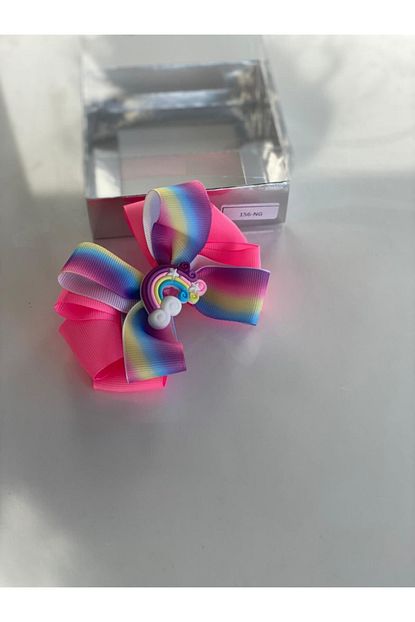 Queen Aksesuar Neon Pembe Gokkusagi Suslu Kiz Cocuk Bebek Dogum Gunu Klipsli Toka Trendyol