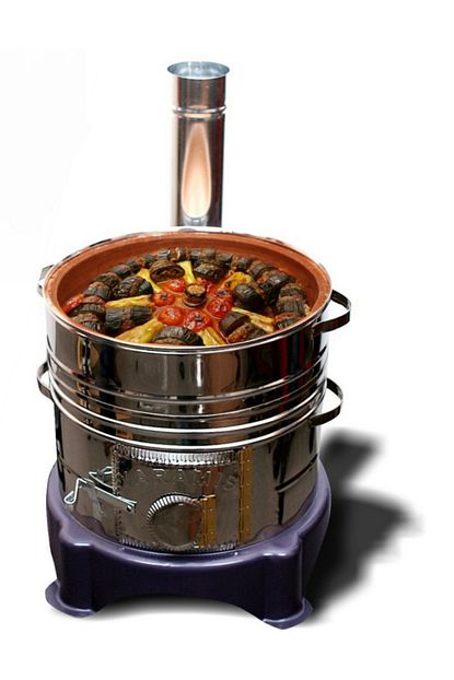 Ys Organik Guvec Mangal Toprak Tandir Izgarali Kapakli Caydalik Tencere Aparat Sacli Mangal Barbeku Trendyol