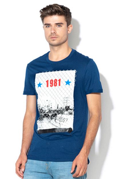 Guess Erkek Lacivert T Shirt M91i57k8540 Trendyol