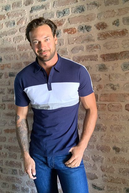 Trendyol Man Lacivert Baskili Polo Yaka T Shirt Tmnss20po0163 Trendyol