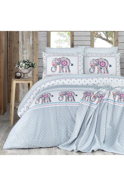 Karaca Home Felicia Pike Hediyeli Cift Kisilik Nevresim Takimi Trendyol