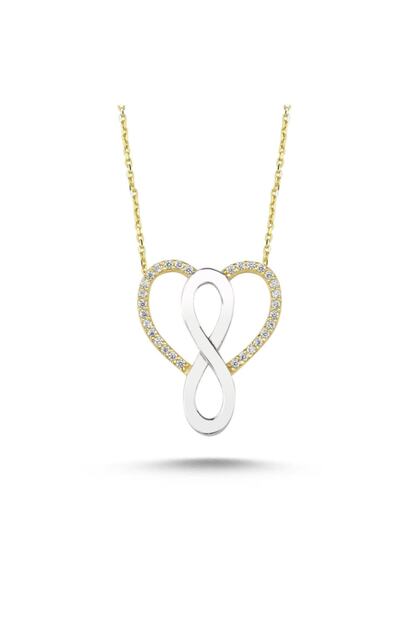 Sembol Gold Altin Sonsuza Denk Ask Kolye Trendyol