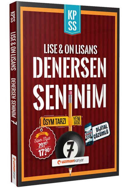 Uzman Kariyer Yayinlari Uzman Kariyer 2020 Kpss Lise On Lisans Dijital Cozumlu 7 Deneme Trendyol