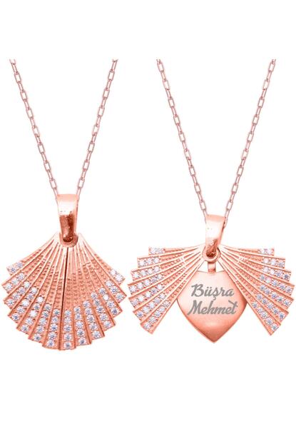 Armes Silver Istiridye Isimli 925 Ayar Rose Gumus Kolye Trendyol